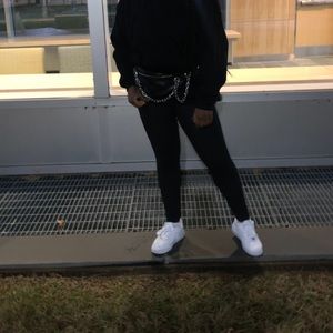 Black Fanny pack from fashion nova